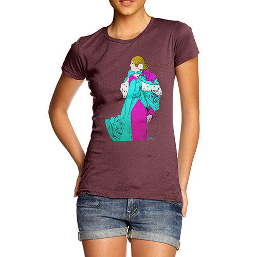 Women's Vintage Victorian Fashion Plate T-Shirt