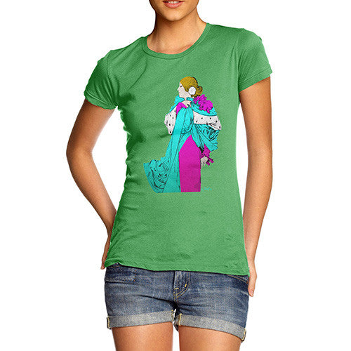 Women's Vintage Victorian Fashion Plate T-Shirt