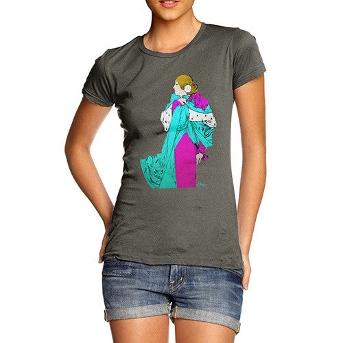 Women's Vintage Victorian Fashion Plate T-Shirt