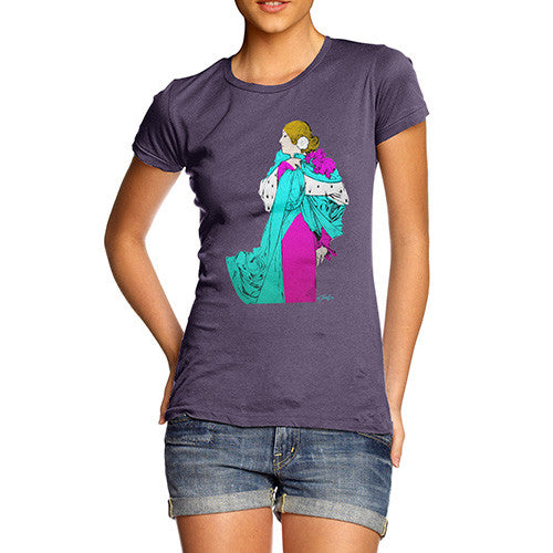 Women's Vintage Victorian Fashion Plate T-Shirt