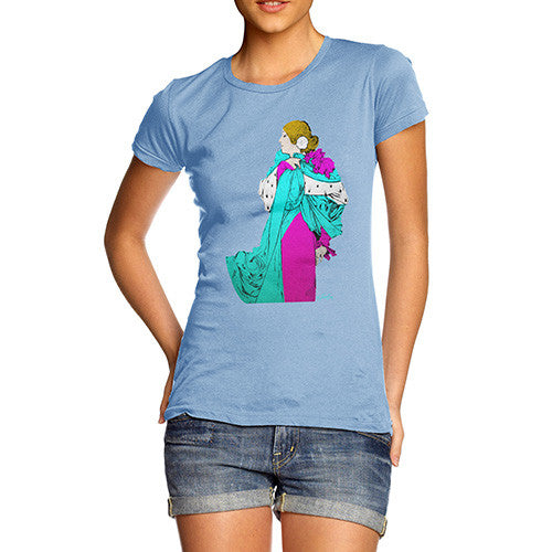 Women's Vintage Victorian Fashion Plate T-Shirt