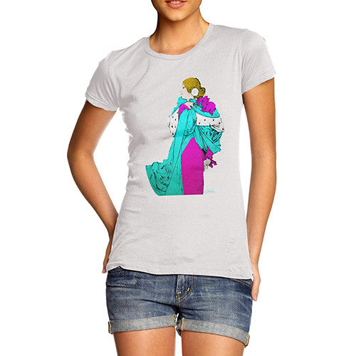 Women's Vintage Victorian Fashion Plate T-Shirt