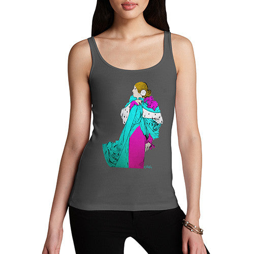 Women's Vintage Victorian Fashion Plate Tank Top