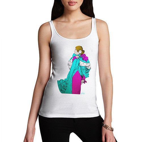 Women's Vintage Victorian Fashion Plate Tank Top