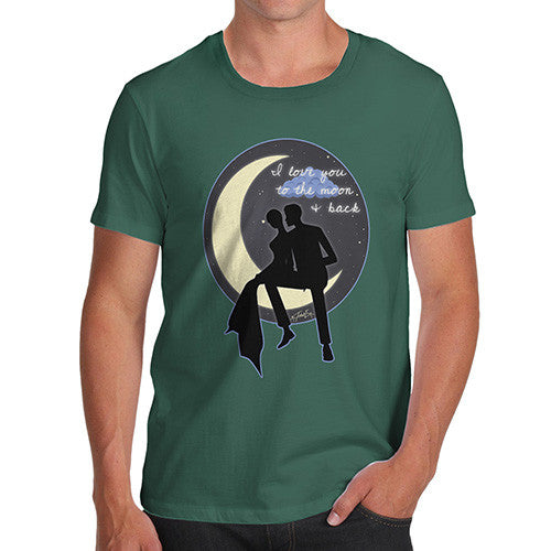 Men's I Love You To The Moon & Back Couple T-Shirt