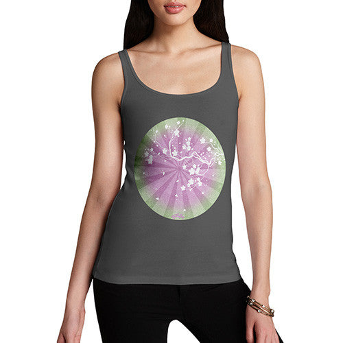 Women's Sakura Cherry Blossoms Tank Top