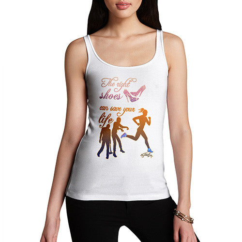 Women's The Right Shoes Will Save Your Life Tank Top