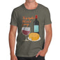 Men's We Go Together Like Wine & Cheese T-Shirt