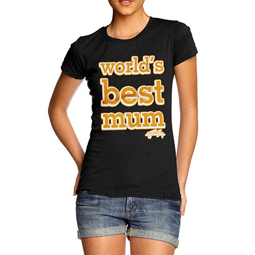 Women's World's Best Mum Orange T-Shirt