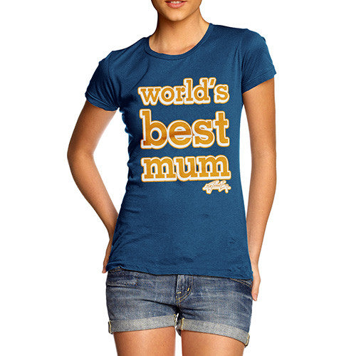 Women's World's Best Mum Orange T-Shirt