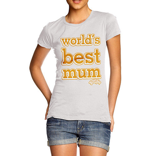 Women's World's Best Mum Orange T-Shirt