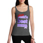 Women's Also World's Best Mum Purple Tank Top