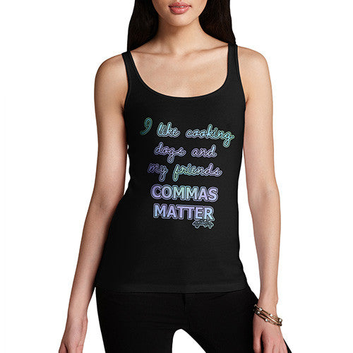 Women's Commas Matter Tank Top