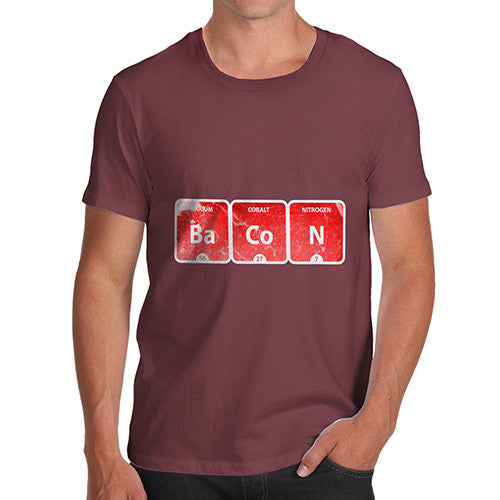 Men's Bacon Periodic Table T-Shirt