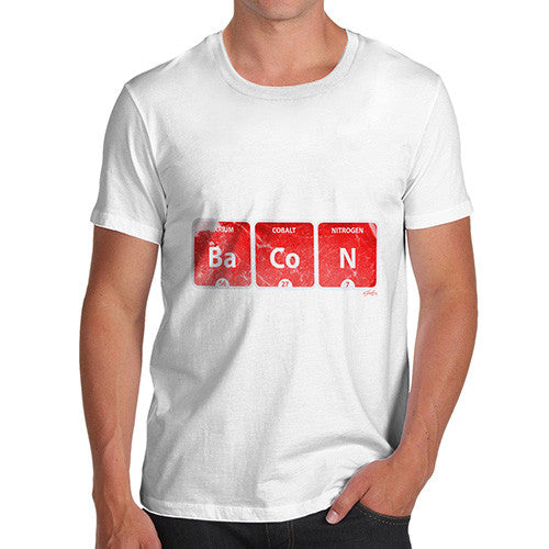 Men's Bacon Periodic Table T-Shirt