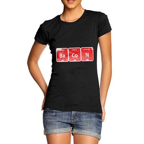 Women's Bacon Periodic Table T-Shirt