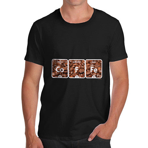 Men's Coffee Periodic Table T-Shirt