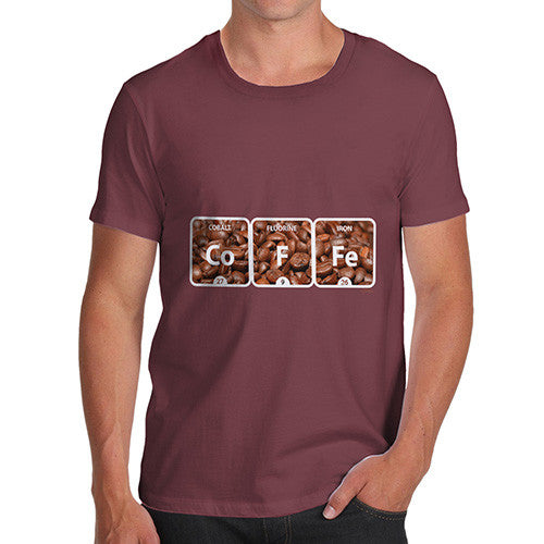 Men's Coffee Periodic Table T-Shirt