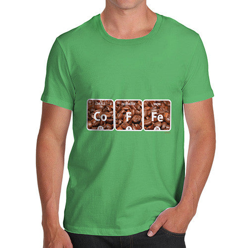 Men's Coffee Periodic Table T-Shirt