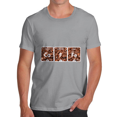 Men's Coffee Periodic Table T-Shirt