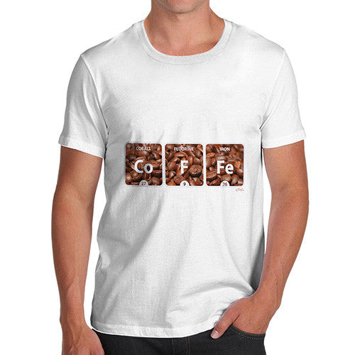 Men's Coffee Periodic Table T-Shirt