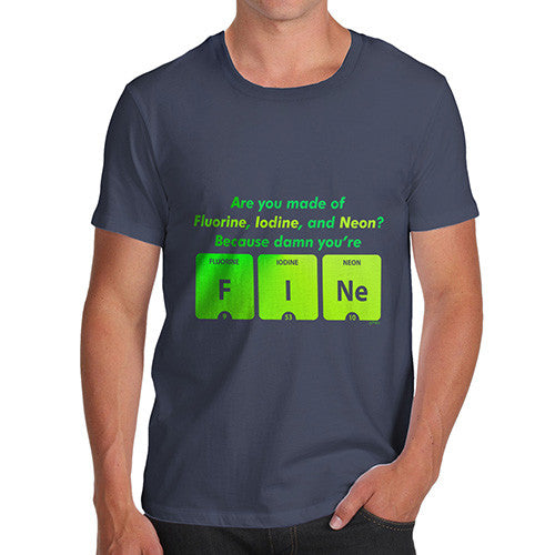 Men's Damn You're Fine Periodic Table T-Shirt