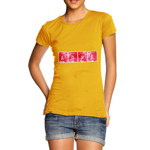 Women's Love Periodic Element T-Shirt