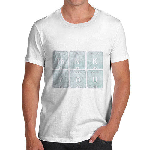 Men's Thank You Periodic Element T-Shirt