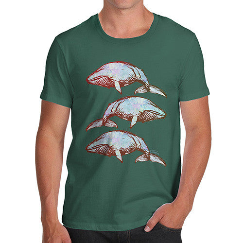 Men's Blue Whales T-Shirt