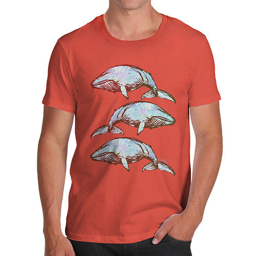 Men's Blue Whales T-Shirt