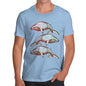 Men's Blue Whales T-Shirt