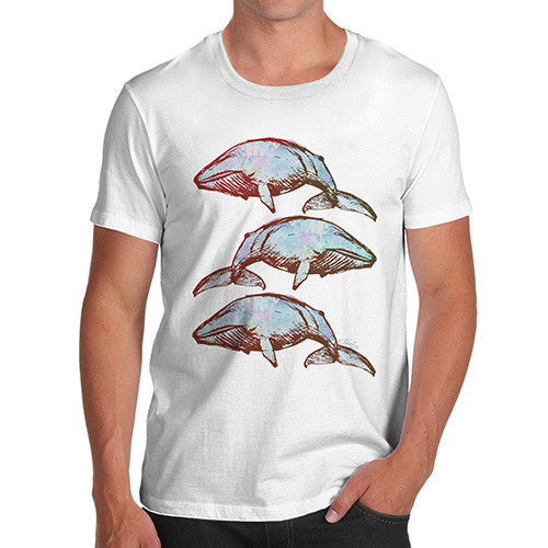 Men's Blue Whales T-Shirt