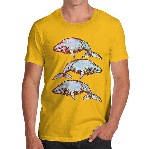 Men's Blue Whales T-Shirt