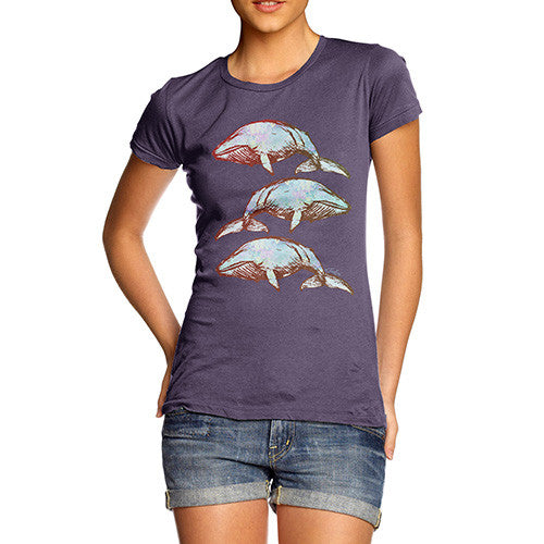 Women's Blue Whales T-Shirt