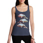 Women's Blue Whales Tank Top