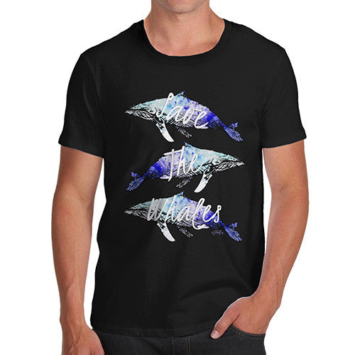 Men's Save The Whales Humpback Whale T-Shirt