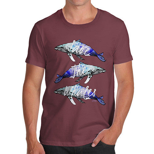 Men's Save The Whales Humpback Whale T-Shirt