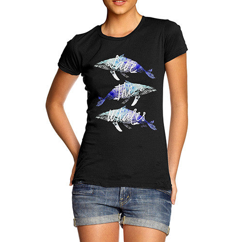 Women's Save The Whales Humpback Whale T-Shirt