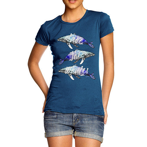 Women's Save The Whales Humpback Whale T-Shirt