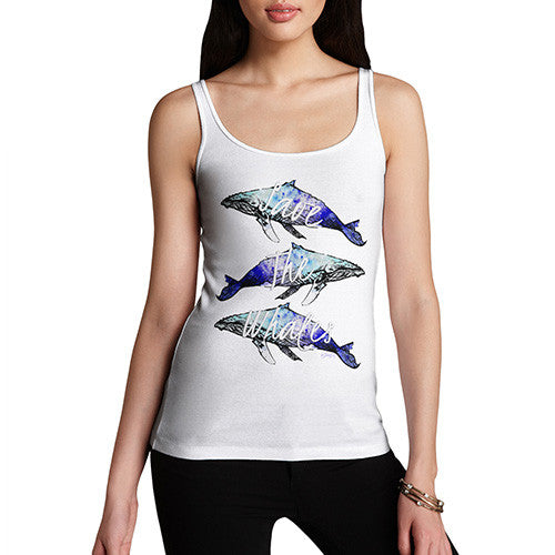 Women's Save The Whales Humpback Whale Tank Top