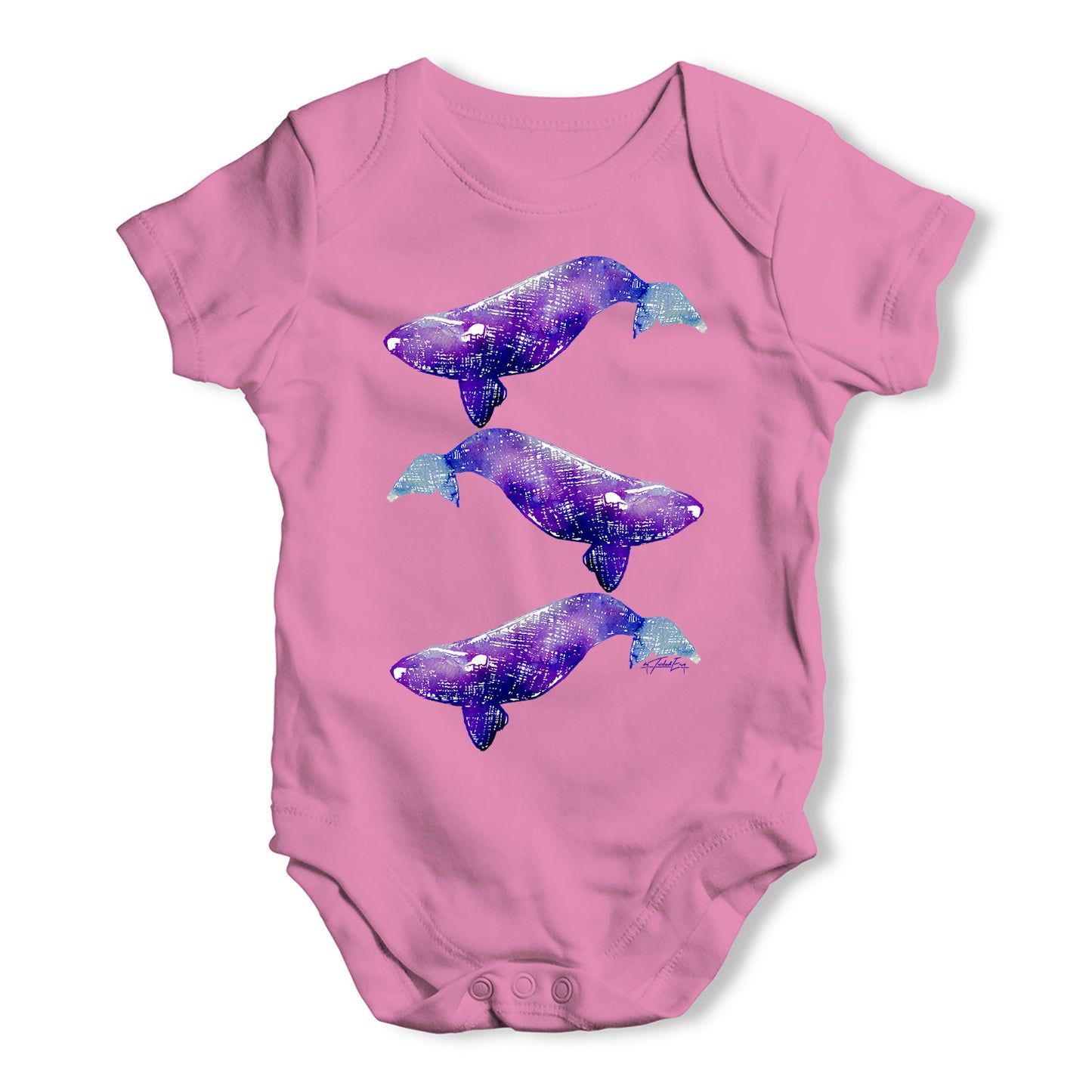 Right Whales Baby Grow Bodysuit