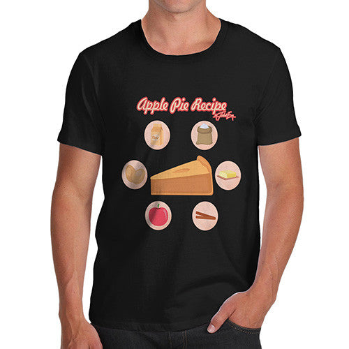 Men's Apple Pie Recipe T-Shirt