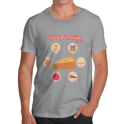 Men's Apple Pie Recipe T-Shirt