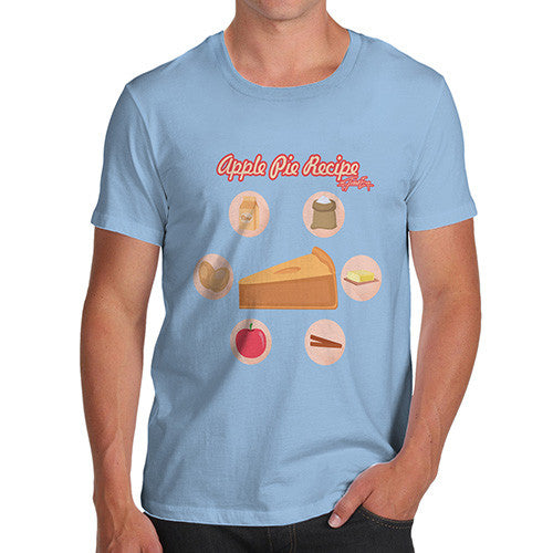 Men's Apple Pie Recipe T-Shirt