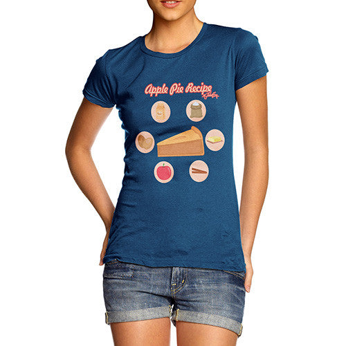 Women's Apple Pie Recipe T-Shirt