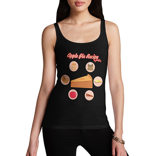 Women's Apple Pie Recipe Tank Top