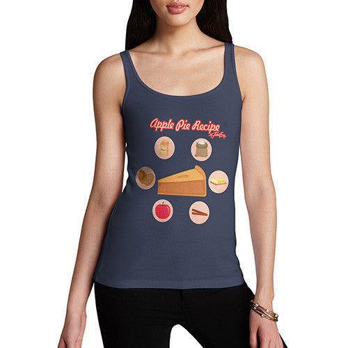 Women's Apple Pie Recipe Tank Top