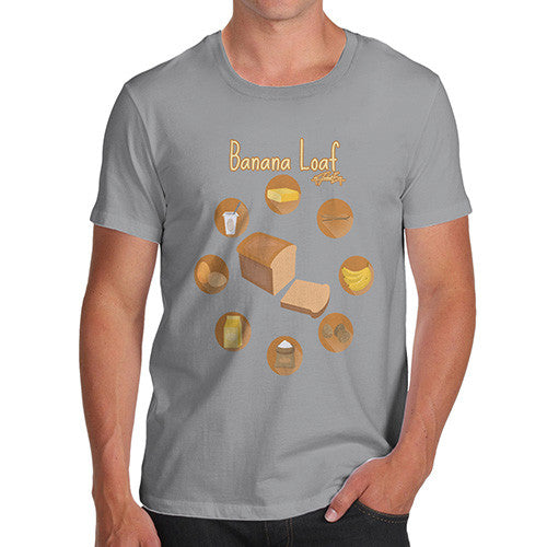Men's Banana Loaf Recipe T-Shirt