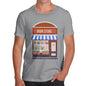 Men's Cute Bookstore T-Shirt