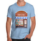 Men's Cute Bookstore T-Shirt